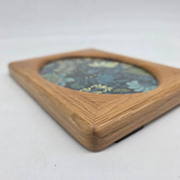 Handcrafted Oak Wood Picture Frame With Oval Center 4x6 - Picture 10 of 10